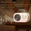 Mini Portable Bluetooth Speaker Hifi Retro Bluetooth5.3 Sound Box Subwoofer with FM Radio Ambient Light Support TF Card USB AUX