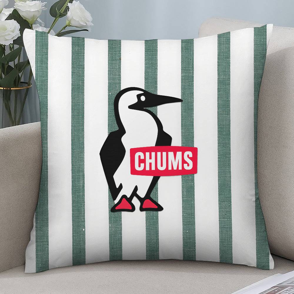 Design C-Chums-s Pillow Case Short Plush Double-sided Print Square Throw Pillow Covers Sofa Home Cushion Decor
