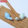 2pcs/setCeramic Vegetable Shape Chopsticks Holder Chopsticks Holder Stand Practical Fashion Kitchen Tableware Chopsticks Holders