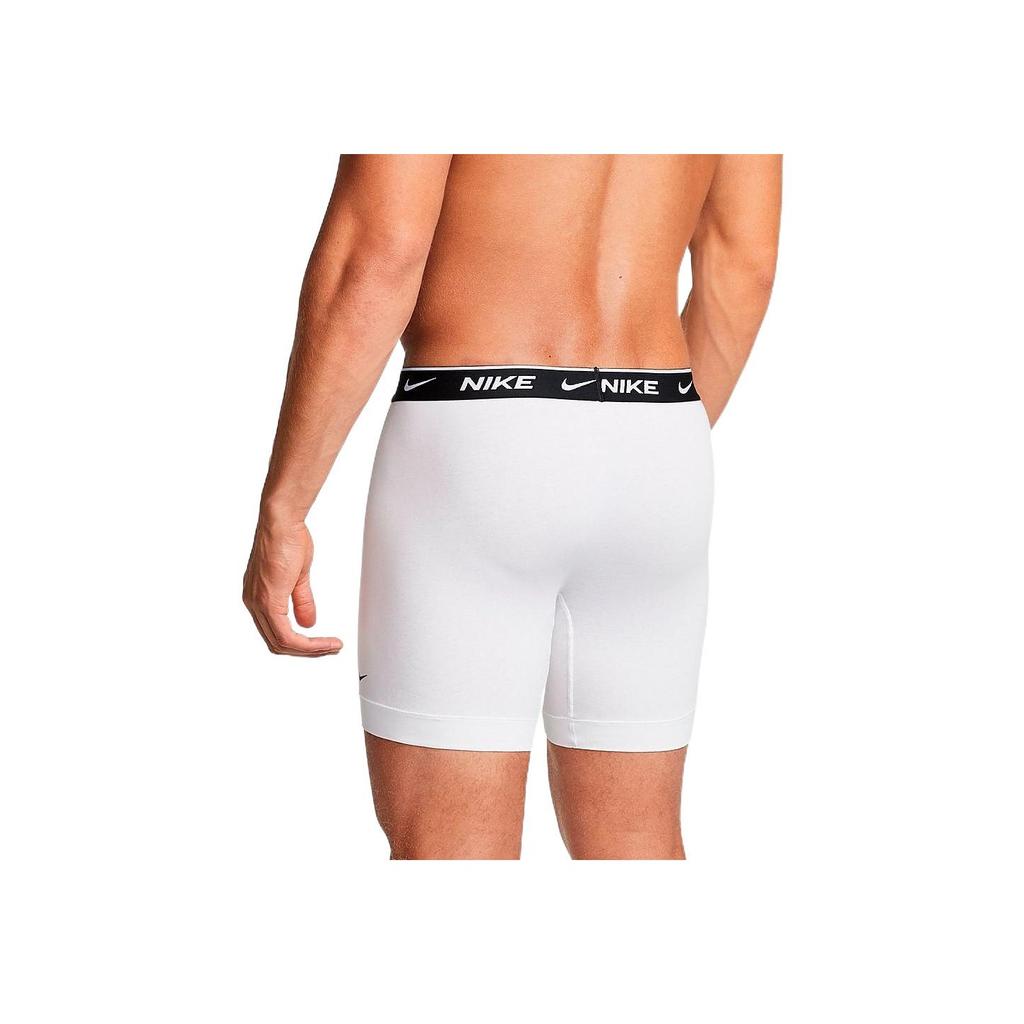 Nike Slip Boxer Stampa Logo Colore Unico Confezione da 3 Uomo Biancheria Intima Bianco Grigio Nero KE1167-900