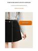 Women's 2026 Retro Plaid Woolen Chain High-Waist Bodycon A-line Skirt