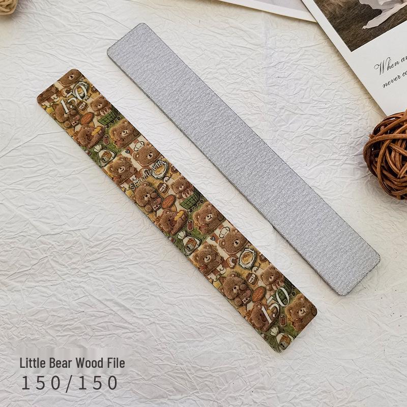 Junda High-Quality Cute Cartoon Nail File Sponge Buffing Strip