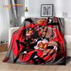 2025 H-Helluva Boss Blitzo Cartoon Soft Blanket,Soft Throw Blanket for Home Bedroom Bed Sofa Picnic Travel Cover Child Gift