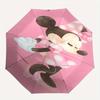 1pc Minnie Mouse,Pink Automatic Folding Umbrella: Compact 8 Bone Design Cartoon Outdoor Travel Companion, Business Umbrella, Christmas Valen