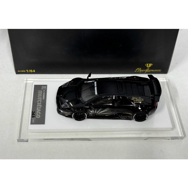 Onemodel 1:64 Black LP670-4 Murcielago LB Sports Model