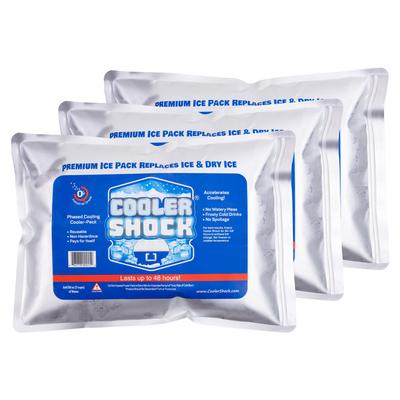 Cooler Shock Eis hält die Temperatur bei 7CSLS Packung, Einzeln, Groß, Wiederverwendbar, -7,8℃,