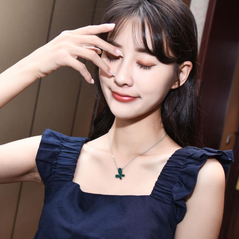 Butterfly Striped Versatile Necklace For Women Modern Korean Style Accessory For Giving Gift