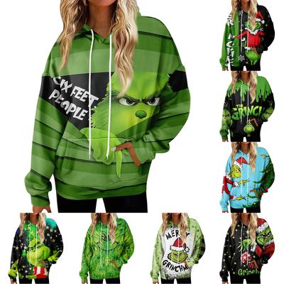 Huvtröjor för kvinnor Oversize Vinter Plysch Söta Sweatshirts Pullover Trendiga Höst Vinter Kläder