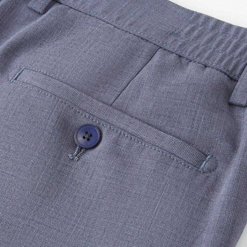 Judger Men's Lyocell Linen Business Casual Trousers