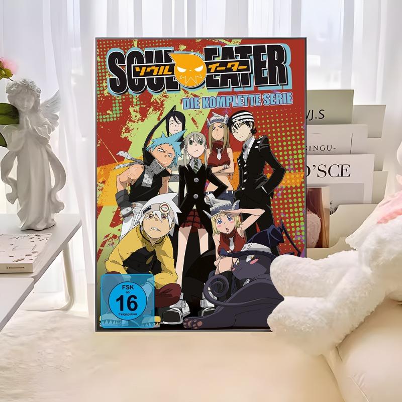 S-Soul E-Eater Anime Movie Sticky Posters Vintage Room Bar Cafe Decor Nordic Home Decor
