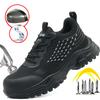 Oulylan Buty Antyprzebiciowe Antyzgnieceniowe Buty Antystatyczne Lekkie Oddychające Buty Bezpieczeństwa Męskie Robocze Stalowy Nosek Izolowane Buty Robocze