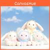Lovely Cartoon Plush Rabbit Keychain Doll Short Plush Soft Toy For Bag Decoration