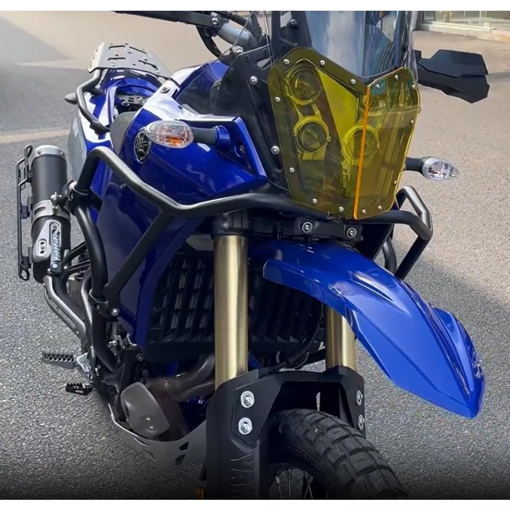 FOR TENERE700 (2025, 2024, 2023, 2022, 2021, 2020, 2019) Custom Front Fender (White) - Tenere 700 Accessory (Blue) [Parallel Import]