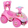 Kids' Ride-On Car, Pink Pedal-Free Push Vehicle