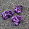 1pc Purple 31.8×28.6mm Aluminum Alloy Bike Stem for MTB/BMX/DH/Trail Riding etc. Anodized, Available in Sandblasted & Glossy