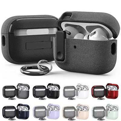 Luxury Earphone Protective Case For AirPods Pro/Pro 2 Shockproof Headphones Case With Hook For Apple Airpods 3th 4th Generation