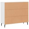 Vidaxl Mobile, Bianco, 90X34X80 Cm, Materiale a Base di Legno