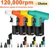 120000PRM Brushless Jet Fan High Power Turbofan Violence Fan Compressed Air Duster 3 Speed Handheld Blowing Sunction Air Blower