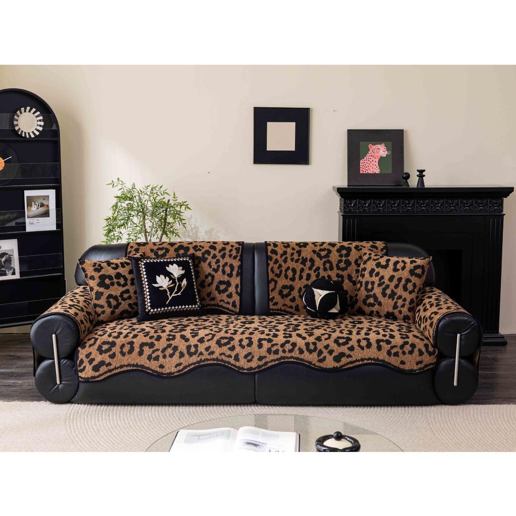 Special-Shaped Chenille Sofa Cushion, Universal In All Seasons, High-End Sofa Seat Cushion  New Non-Slip Sofa Cover Towel