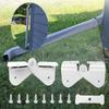 Anti-slip Gutter Extension Hinge Innovative Flip Design Gutter Downspout Set  Plowing