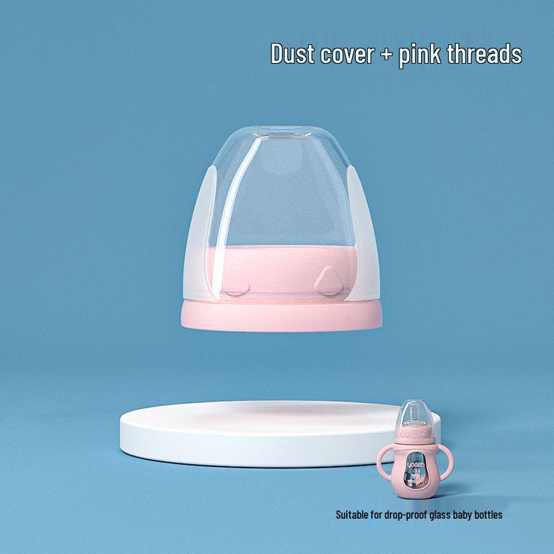 Glass Baby Bottle Accessories: Silicone Sleeve & Gravity Ball Straw Set