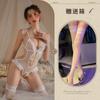 Sexy Suspender Lace Seduction Onesie Women's Hot Open Uniform Passion Pajamas