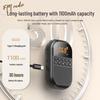 Mini Bluetooth Rechargeable FM/AM Radio with Card Slot