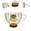 Coffee Pod Holder Candy Container Storage Basket for Cafe Counter Bar