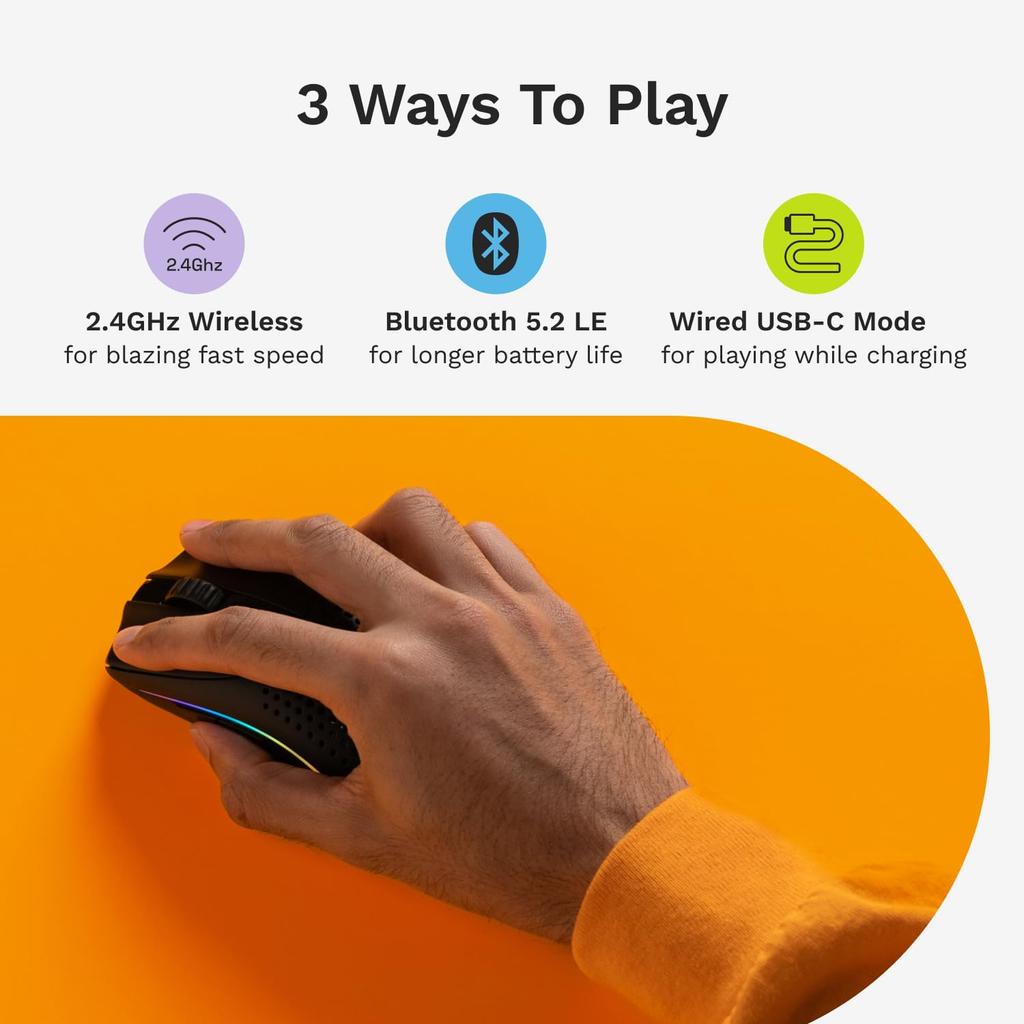 Glorious Model O 2 Mini Wireless Matte Black Gaming Mouse MS0742 Wired/Wireless GLO-MS-OMWV2-MB