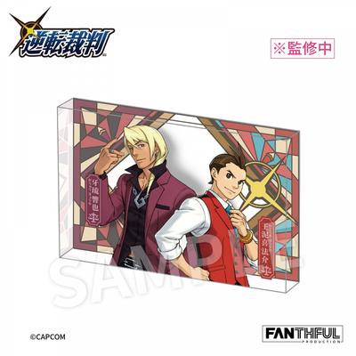 Gyakuten Saiban  Ace Attorney Ace Attorney Series Fp012pwaa2024 Acrylic Bloc Stand  Apollo Justice   Klavier Gavin 