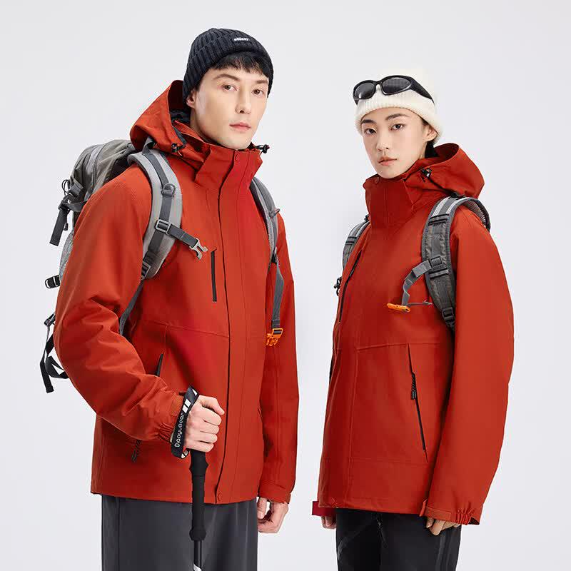 COVER GAL Unisex 3-in-1 Windproof Waterproof Down Jacket