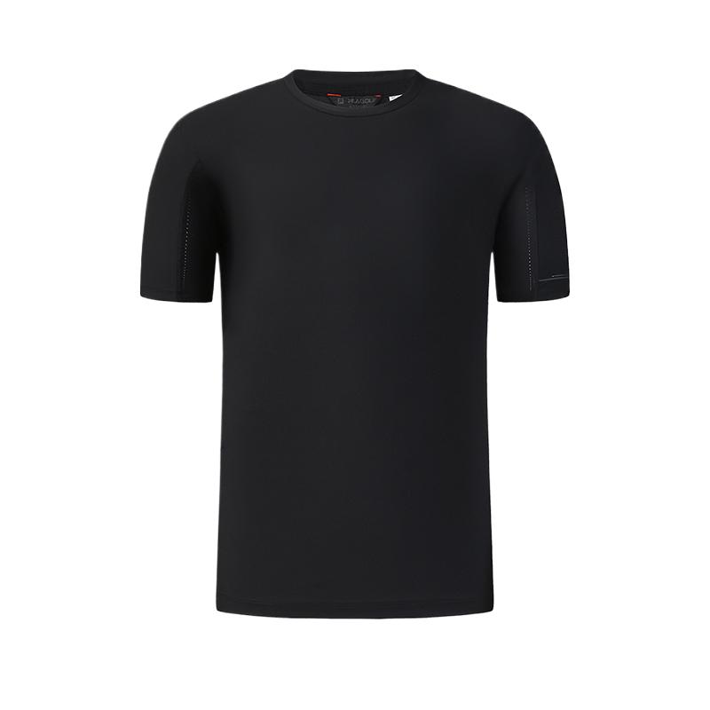 

FILA Fitted Solid Short Sleeve Golf T-Shirt Men tops A11M625152F-BK XL