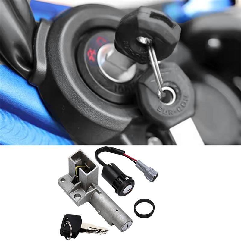 Ignition Switch Lock Cylinder With Key For Surron Lightbee Light Bee X S Battery Box Motorcycle