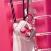 Cute Cartoon Strawberry Bear Pink Girl Heart Earphone Case Is Suitable For Airpods 1 Generation/2 Generation/3 Generation