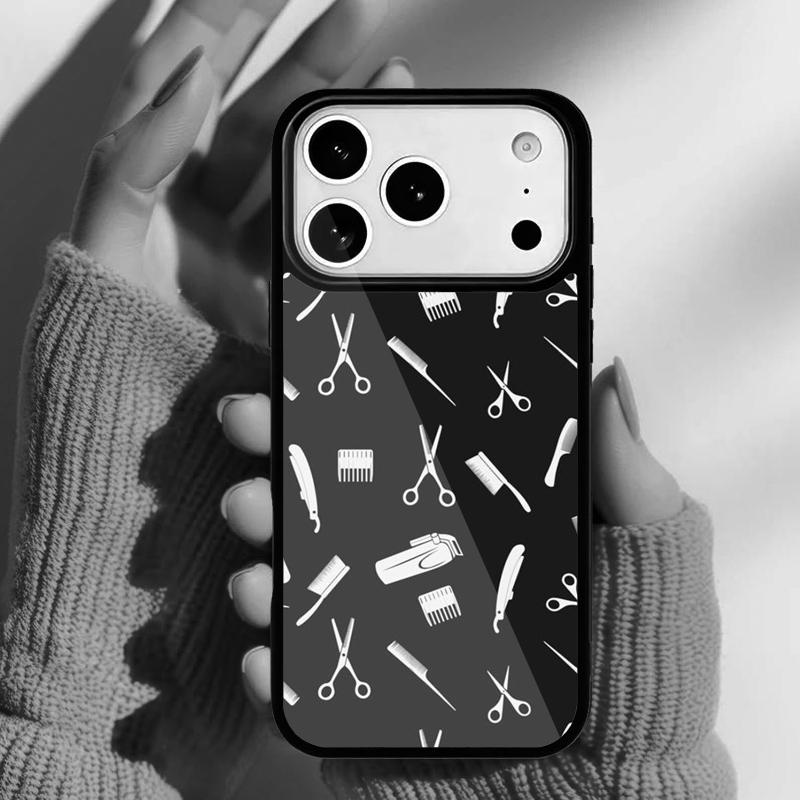 Hair Stylist Hairdresser soft Phone Case for iPhone 17 16 15 14 13 Pro Max Back Cover for 12 11 Pro Coque