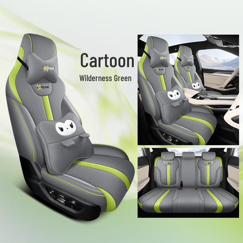New Model Full Leather Car Seat Cushion for BYD Song L - Universal Four Seasons Use