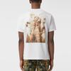 Burberry T Shirts Men's White Crew Neck Moderate Straight Fit 80439731