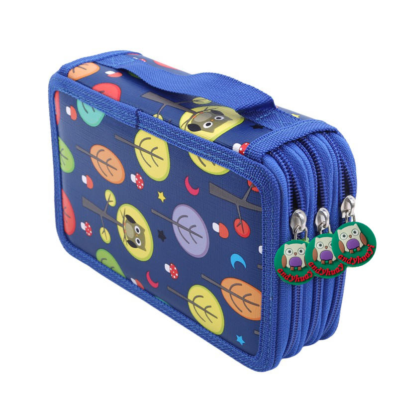 Mehrfachfach Bunt Studenten Bleistift Marker Etui Box Großes Fassungsvermögen Skizzenzeichnen Pinsel Schreibwaren Etui