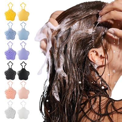 Kopfhautschrubber Shampoo Bürste Massagegerät Saubere Kopfhautkamm Haare Waschen Bürste Kopfhaut Peeling Bürstenkopf Schrubber Werkzeuge