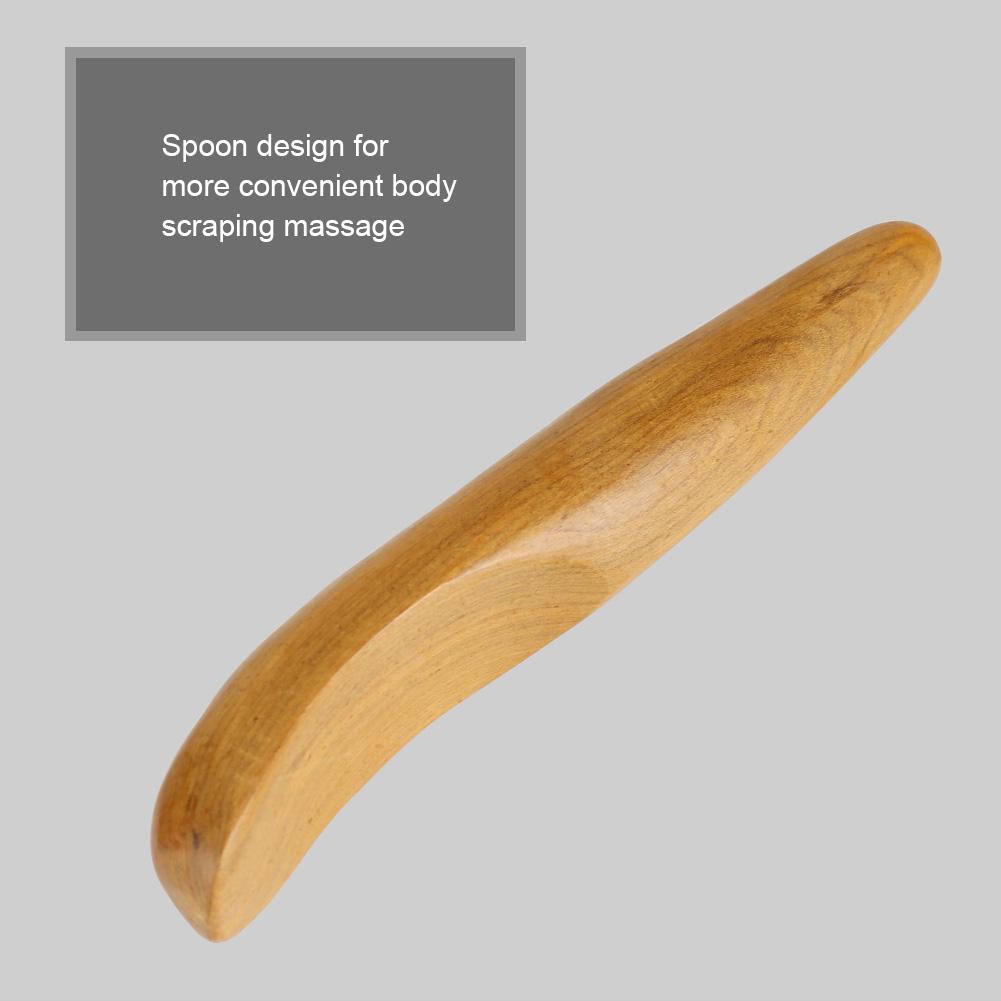 Fragrant wood Acupressure Point Meridians Scraping Stick Mini Finger Body Massager