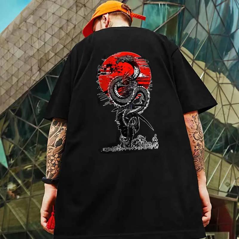 New 3d Japanese Samurai Bushido Print Tshirt For Unisex Summer Casual Street Trend Top Loose Oversized Short Sleeve Oneck T Shirt