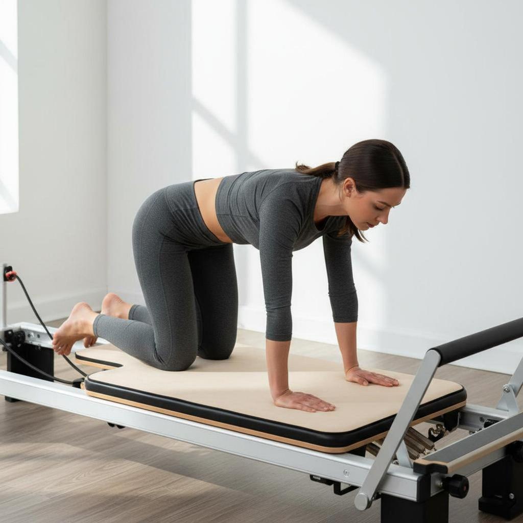 Pilates Reformer Mat Wear-Resistant Fitness Accessory Shock-Absorbing for Gym