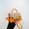 Spring new high-end textured small square bag versatile niche design fashionable portable messenger shoulder bag women