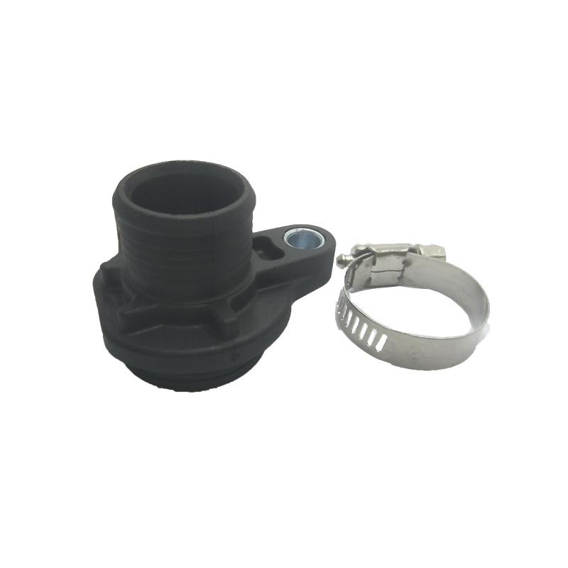 BMW Water Hose Connector with Clips - In Stock