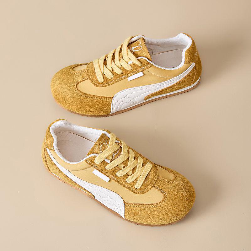 Korean Style Women's White Sneakers: Versatile, Soft Sole, Non-Slip, Comfortable Flat Trainers