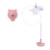 New Feather Long Pole And Steel Wire Cat Toy With Suction Cup Interaction Cats Teasing Feathered Wand Toy Funny Cat Supplies Toy