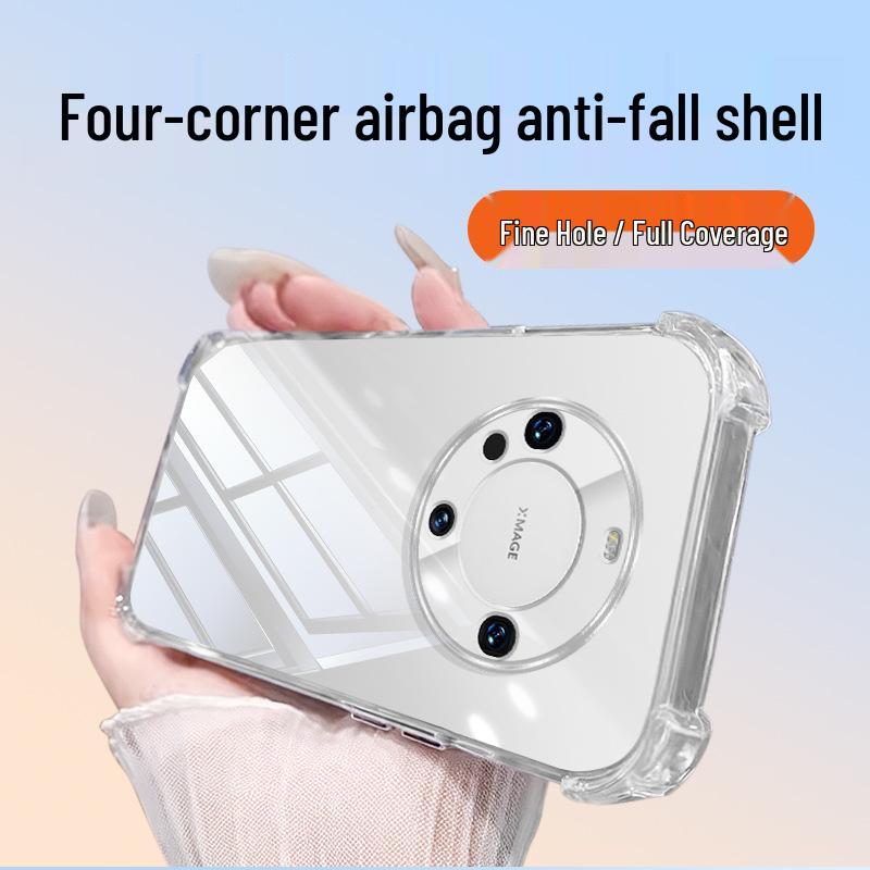 Compatible with Huawei Mate60 Transparent Airbag Phone Case: Mate60Pro/Mate60RS/Mate60Pro+