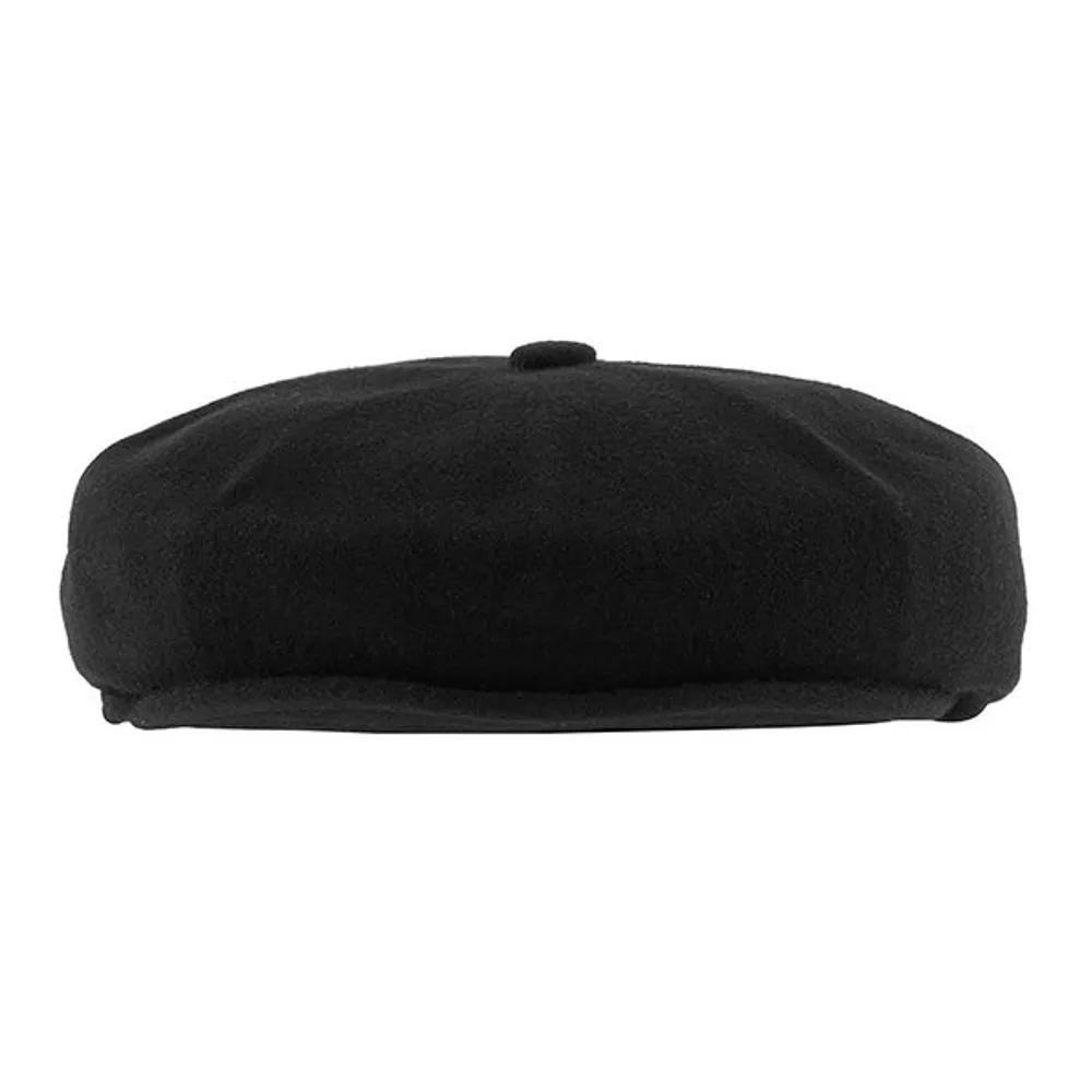 KANGOL K3164HT BLACK Hawker Wool Newsboy Cap Octagonal Cap K3164HT BLACK (L)