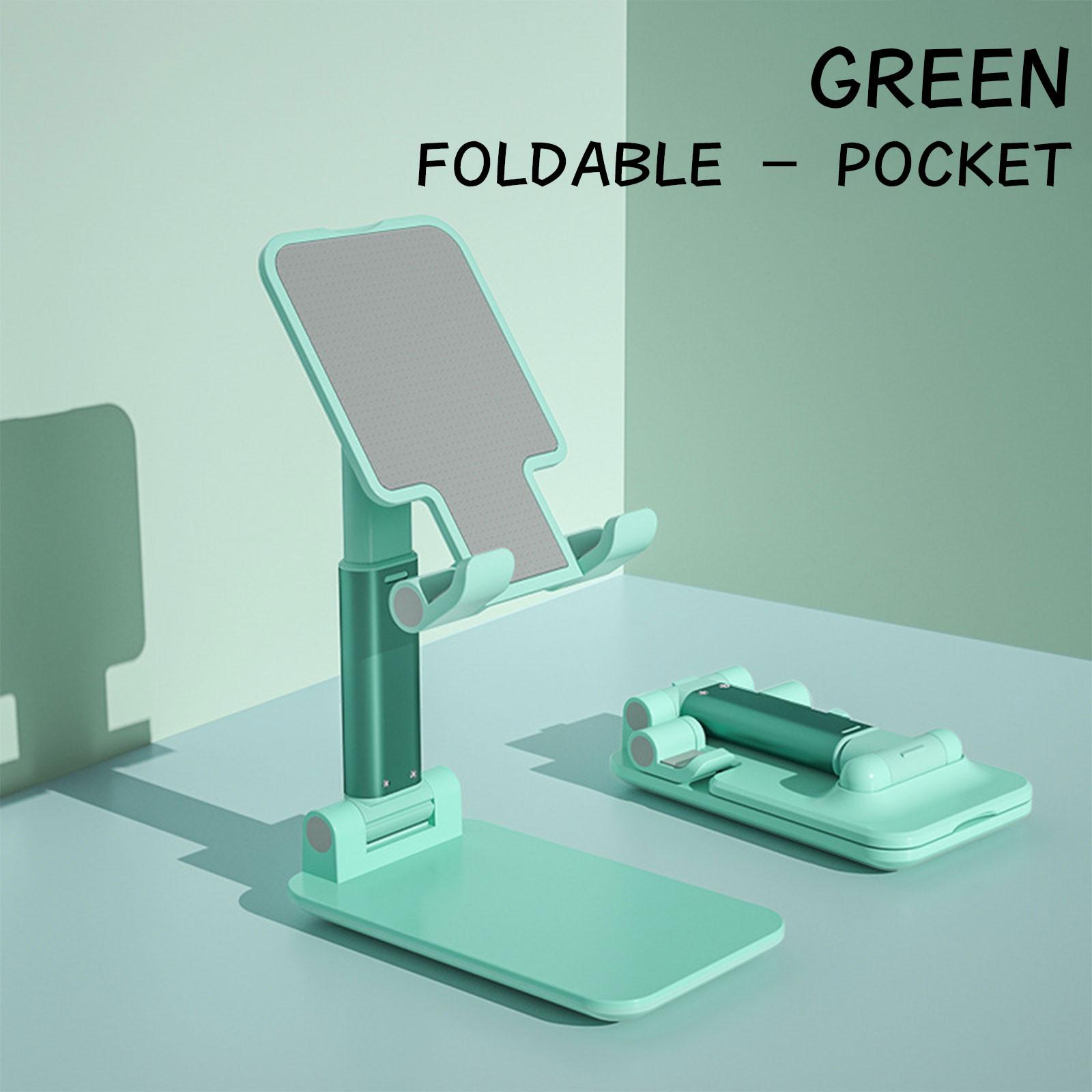 

Прочная подставка для планшета, подставка для настольного телефона, регулируемый угол, выдвижная подставка для электронных устройств One Size зелёный