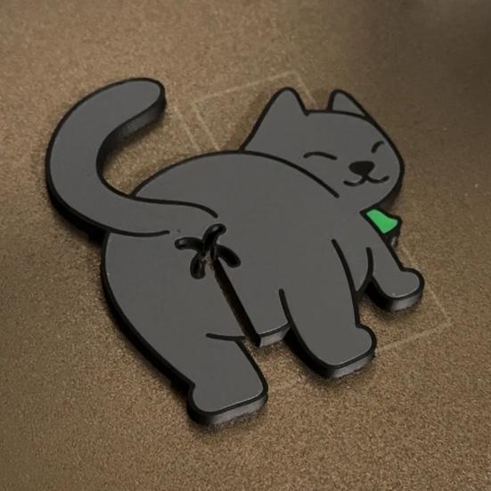 Cat Butt Bread Clip 3D Printed Bag Holder for Cat Lovers